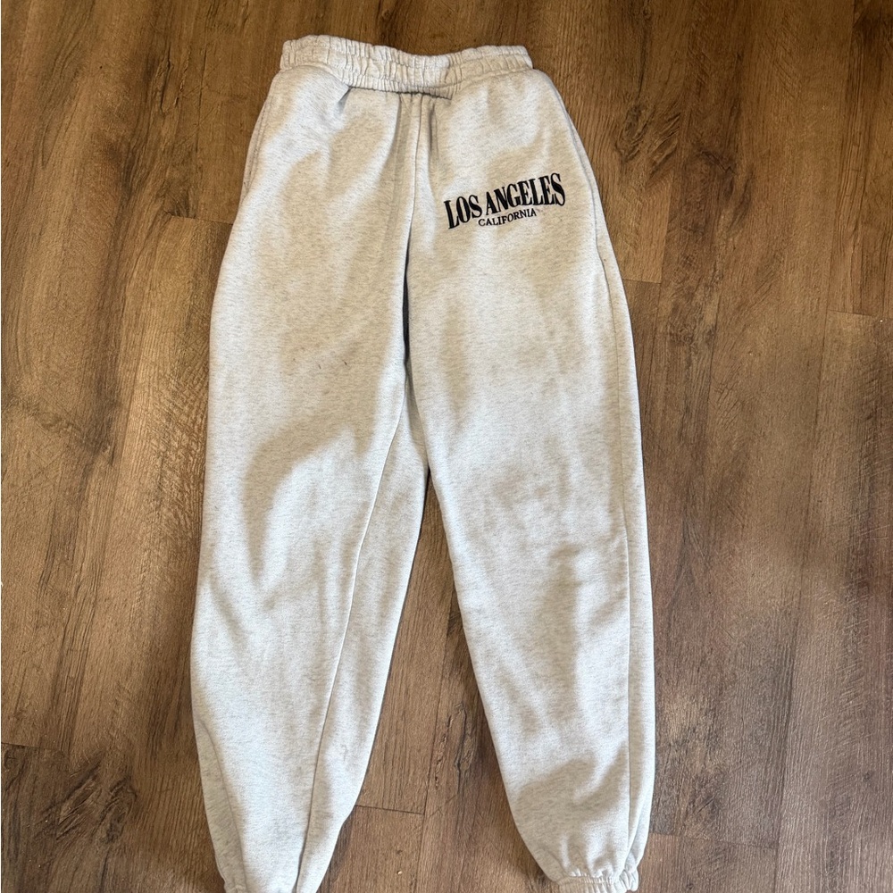 Los Angeles Graphic Sweatpants - Light Gray
